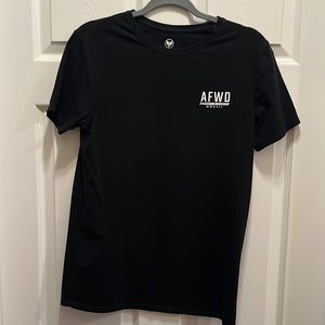 Alpha Forward Premium Tee, Unisex, Size Medium, Black